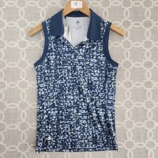 NWT Adidas Women's XS Athletic Tank Top Pattern Stretched 9270pt