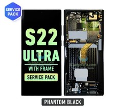 Original Display LCD Samsung Galaxy S22 Ultra OEM SCREEN BRAND NEW Black