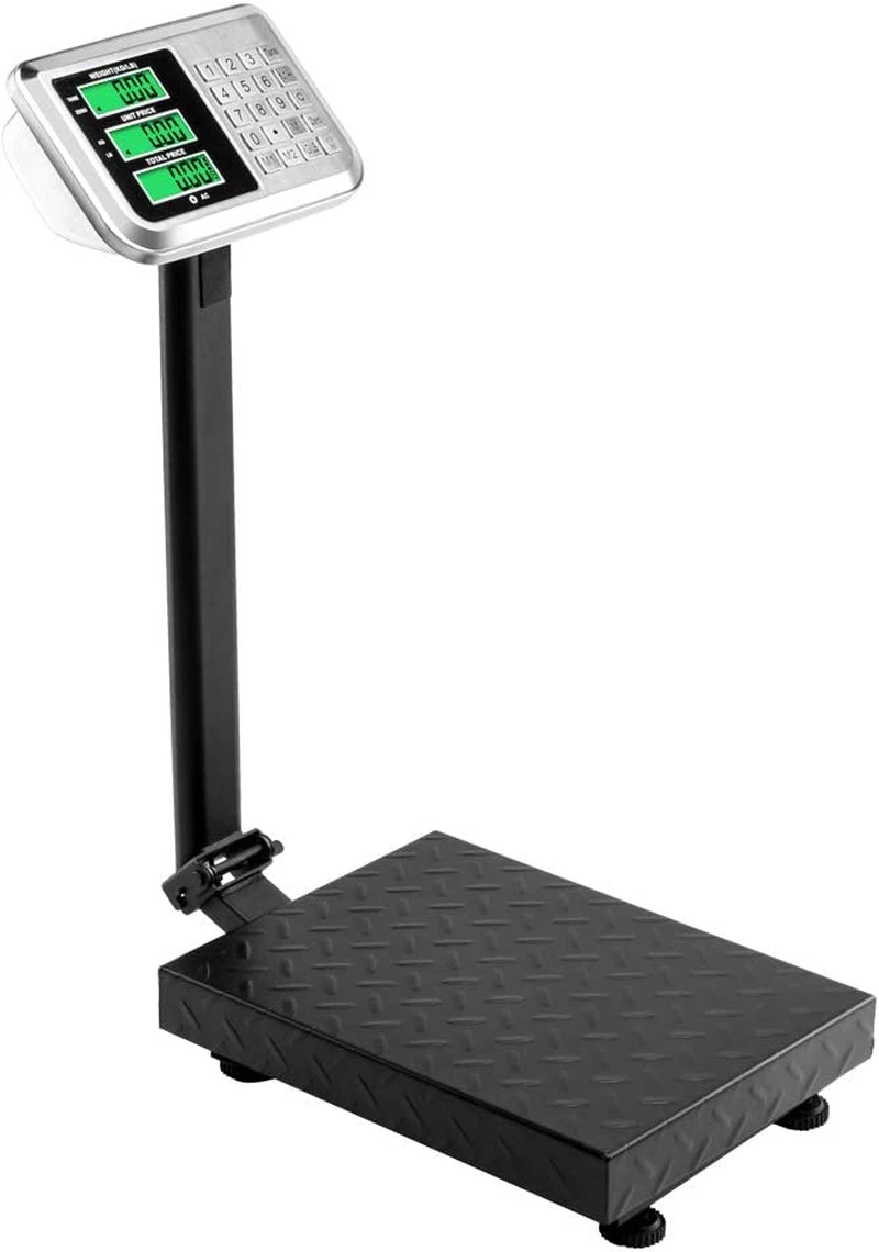 220Lb Weight Electronic Platform Scale,Digital Floor Heavy Duty