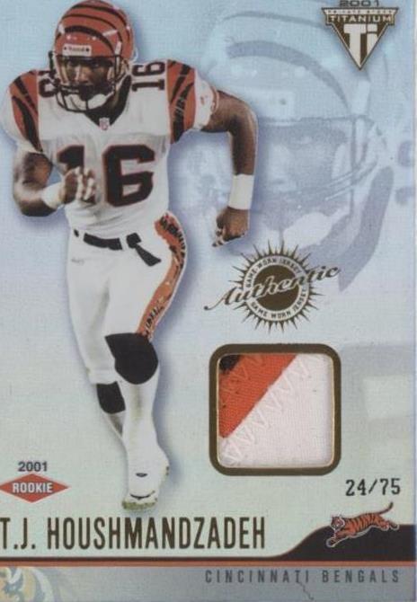 2001 Pacific Private Stock Titanium - T.J. Houshmandzadeh #162 /75 (RC ...