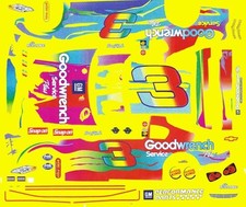  3 Dale Earnhardt Peter Max Monte Carlo 1/64th HO Scale Slot Car Decals