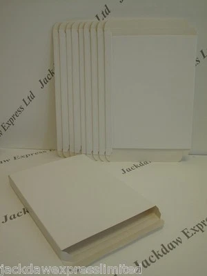 JACKDAW EXPRESS LTD Envelope Box x 10 - Self Assembly White (C5) 157x220mm to take A5 Cards AM169