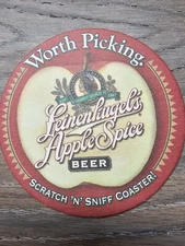 Leinenkugel's Worth Picking Apple Spice Beer Bar Coaster  Spice It Up Set Of 2