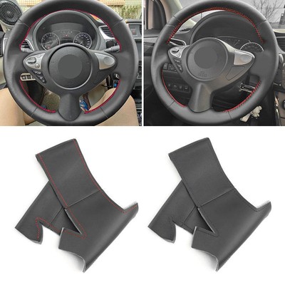 DIY Lenkrad Lenkradabdeckung Lederbezug für Nissan Maxima 2009-2014 Sentra SV