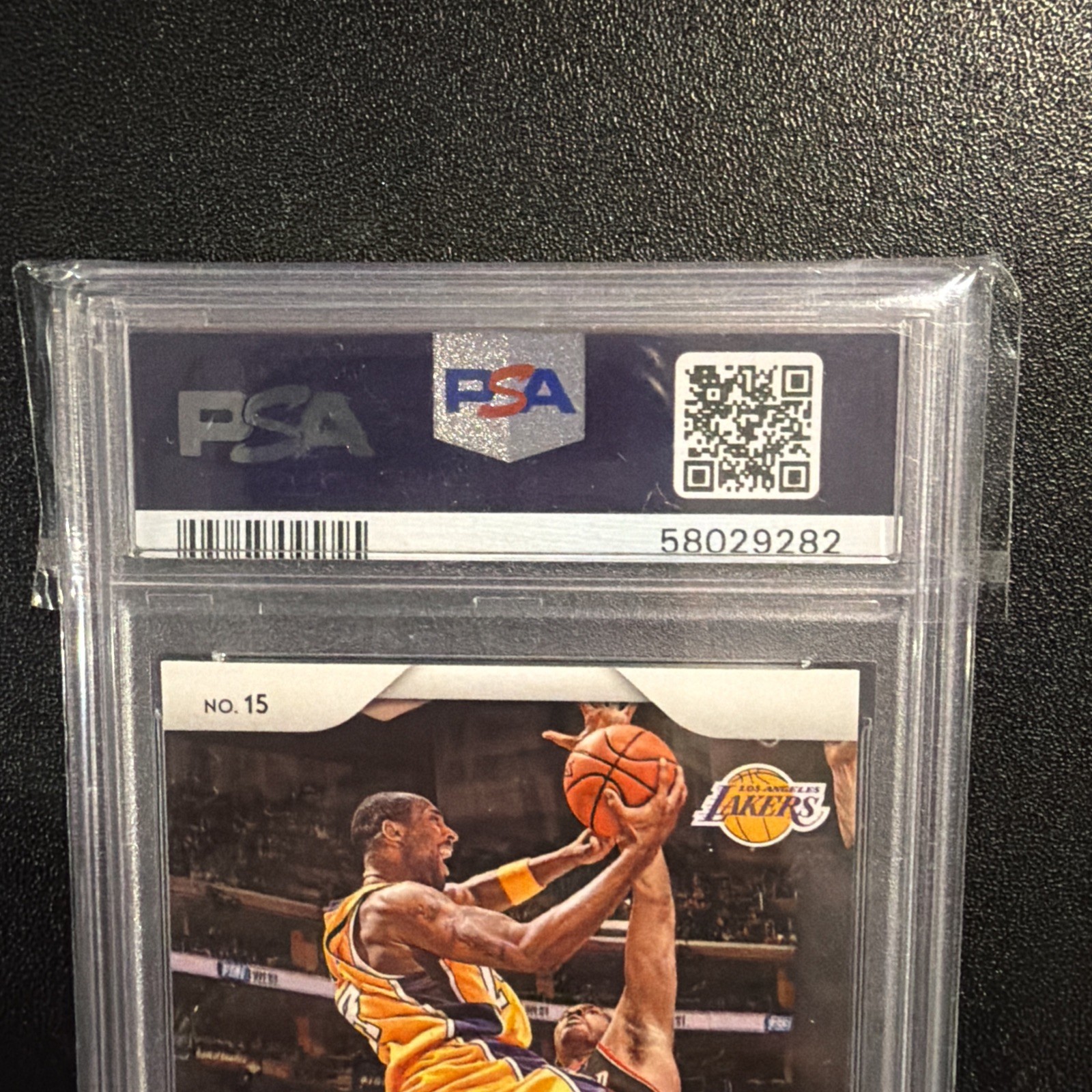 2018 Panini Prizm Kobe Bryant #15 PSA 10 Gem Mint view 5