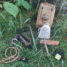 Fire Starting Kit Handmade in the UK Camping Bushcraft Cadets Army Athena