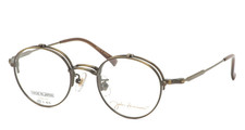 John Lennon Round Eyeglasses Frame JL-1106 c.3 ATGold 47 21-144 Bump-up w/Case