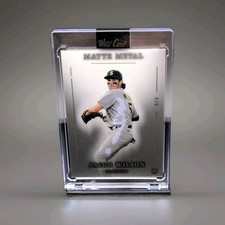 Wild Card Matte Metal Jacob Wilson Baseball Card 2026 Rookie Serial 3/5