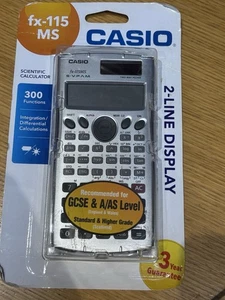 Casio FX-115MS Calculatrice scientifique Nouveau & Scellé