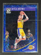 2018-19 Panini Donruss Optic - Kyle Kuzma #84 Blue Velocity Prizm