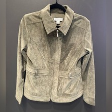 Christopher  Banks  Green Utility Jacket with Classic Collar  Small