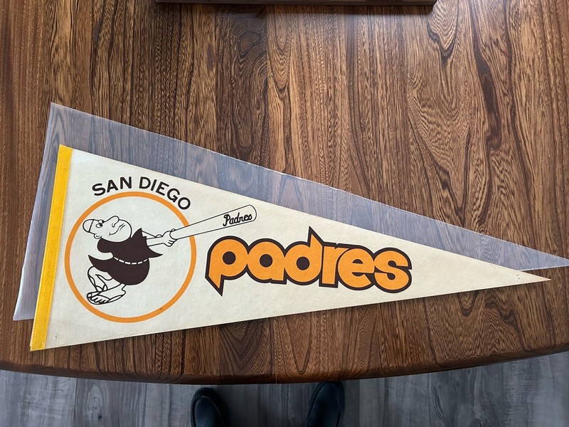 Vintage San Diego Padres MLB 1960’s Pennant