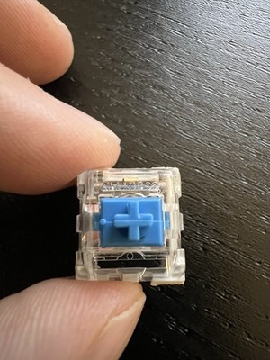 Mech Keyboard Blue Switch Replacement 9 PCS + 3d-printed Cherry MX opener tool