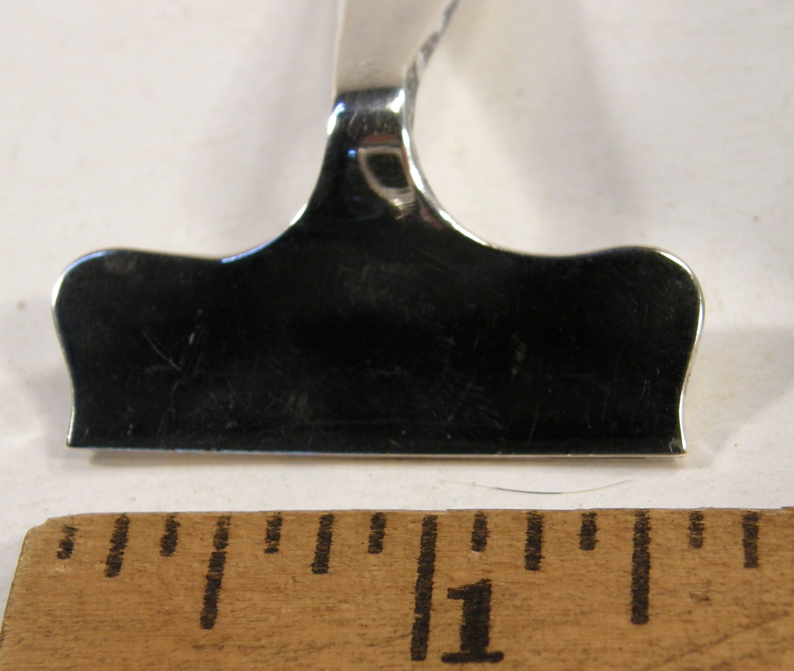 VINTAGE 1940's TIFFANY & CO STERLING SILVER CORDIS BABY FOOD PUSHER IN BOX MONO