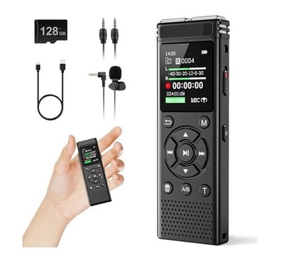 Voice Recorder Classes Lectures Meetings Digital 136GB 9000Hr Storage MP3 USB C