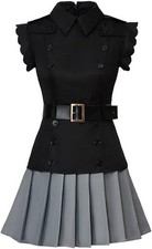 Clock Tower Xion Shion Outfit KH III Xion Costume Dress for Women