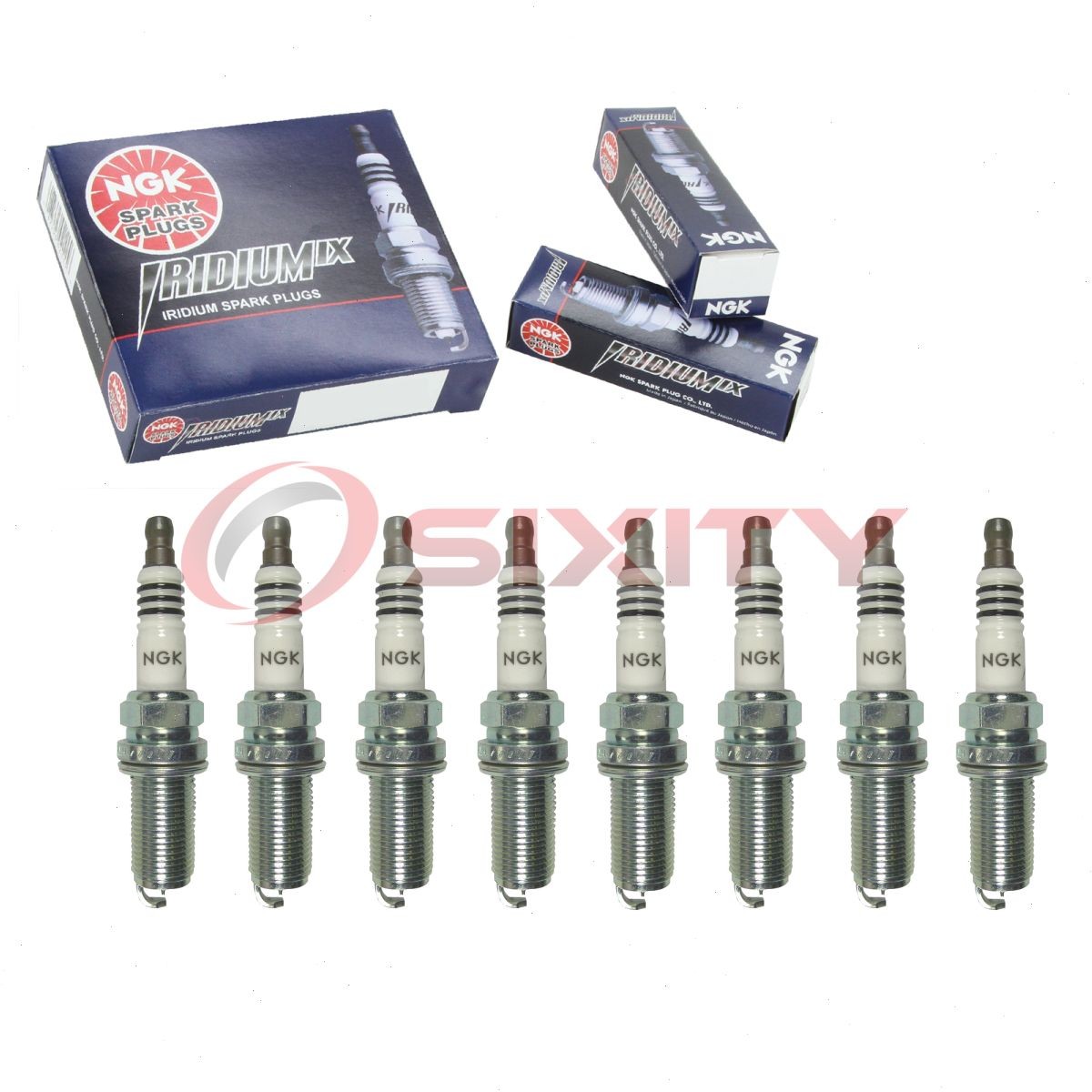 8 pcs NGK Iridium IX Spark Plugs for 2004-2015 Nissan Titan 5.6L  5.6L V8 - dp