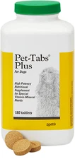Pet Tabs Plus for Dogs 180ct Chewable tablets Vitamin Mineral Supplement
