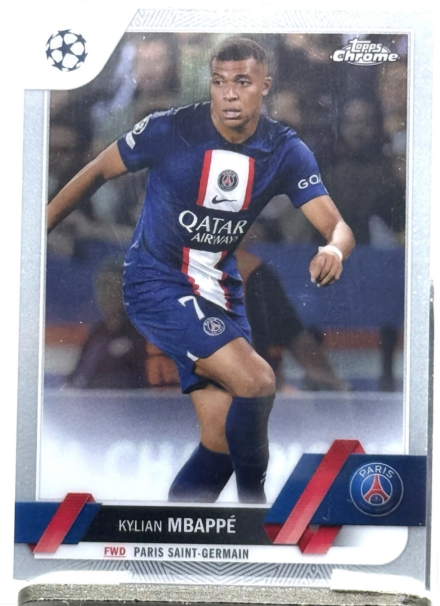 2022-23 Topps Chrome UEFA Club Competitions Kylian Mbappé #100 for