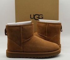 UGG Classic Mini II Women's Boots in Chestnut Winter Ankle Authentic BRAND NEW
