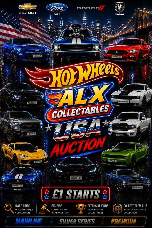 HOT WHEELS USA CARS - MAINLINES / SILVER SERIES / PREMIUMS