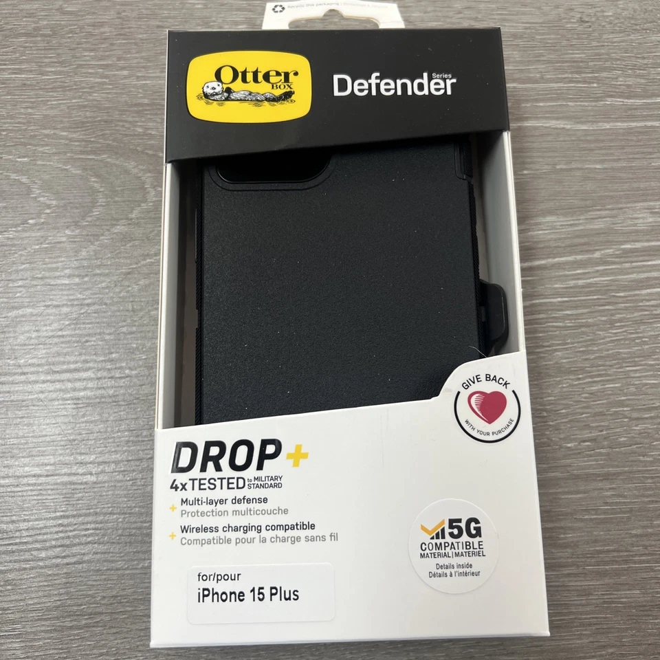 OtterBox Defender Series Case With Holster for iPhone 15 Plus - Image 2 of 3