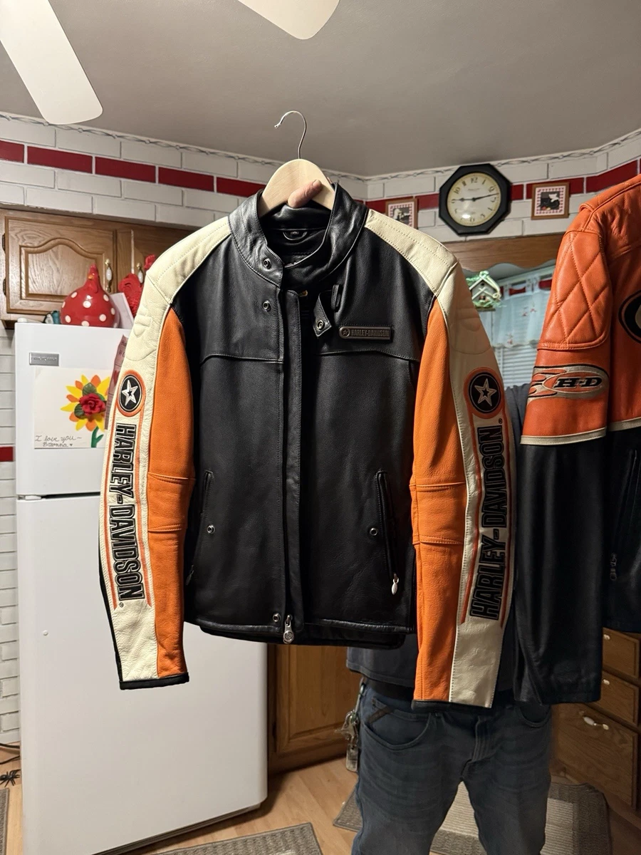 ⭐️HARLEY-DAVIDSON軽量レザー両面ジャケット稀少❗️⭐️レアな美品収集品 Harley-Davidson® Potomac 3-in-1 Leather Jacket Black - 98008-23EW
