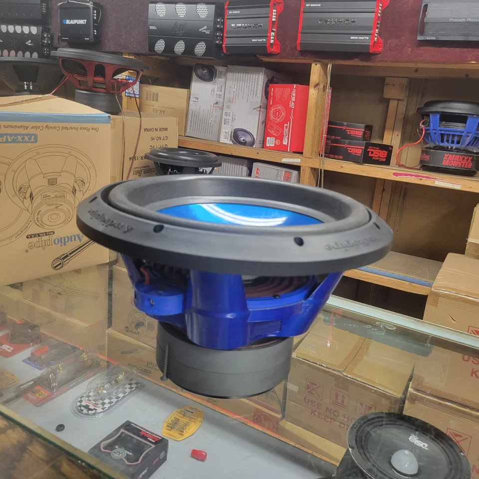 Audiopipe TXX-APD-12BL 12 pulgadas doble 4 ohmios woofer invertido color caramelo sub Foto 3 de 4