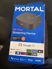 Mortal 8K Plus Smart Android TV Box,WiFi6, 8GB RAM Brand New Sealed...