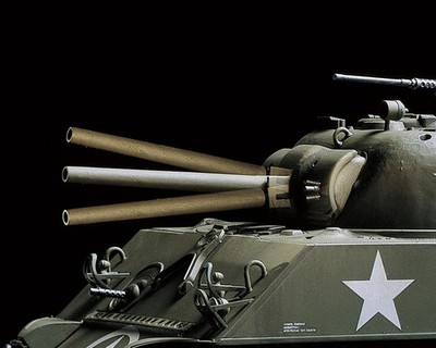 Tamiya 1/35 U.S. M4A3 Sherman RC Model Medium Tank Kit [TAM48217