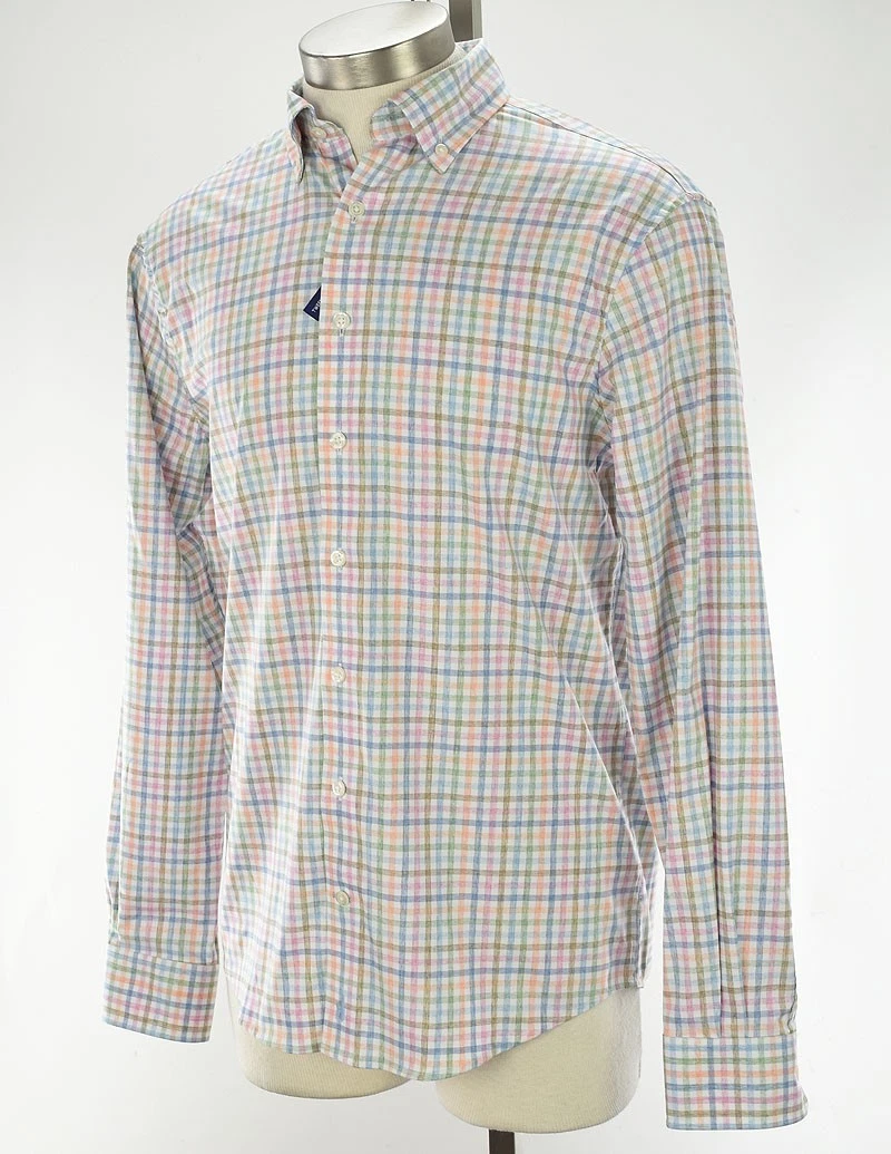 JOHNNIE-O Multicolor KYLER Long Sleeve Bamboo Blend Woven Shirt SMALL NWT
