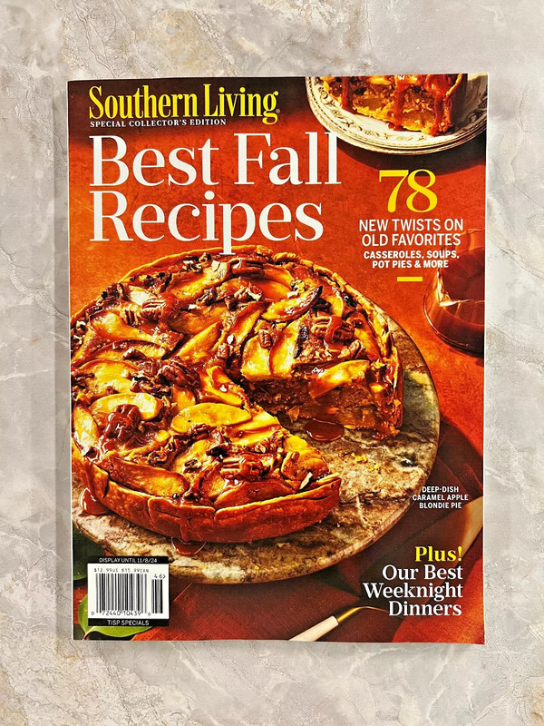 Best Fall Recipes- Special Edition Southern Living Magazine- BRAND NEW
