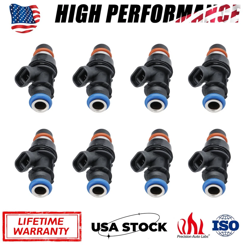 8x Inyectores de combustible para 99-07 Chevy Silverado GMC Cadillac 4.8 5.3 6.0 25317628 Foto 2 de 4