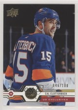 2019-20 Upper Deck UD Exclusives 46/100 Cal Clutterbuck #94 a3q