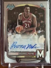 PHARREL PAYNE 2025-26 BOWMAN CHROME U 1ST AUTOGRAPH MARYLAND #CPA-PP