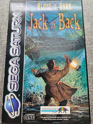 Sega Saturn Spiel - Alone in the Dark - Jack is Black