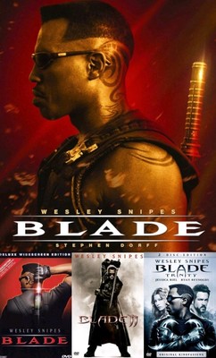 BLADE COLLECTION (USA 1998-2004) Horror Vampire Action DVD Sammlung 