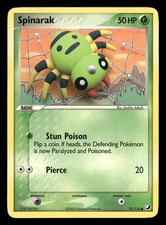 Pokemon TCG Spinarak Grass Common EX Unseen Forces 75/115 HP