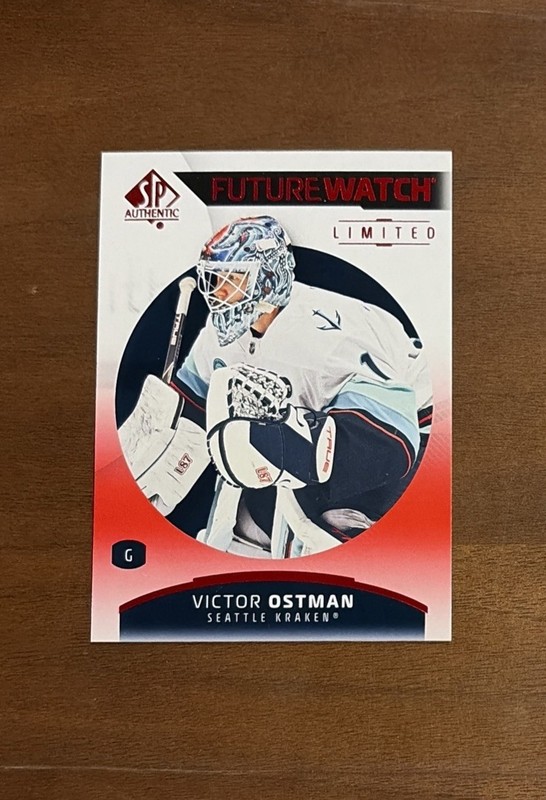 2025-26 SP Authentic - Future Watch Limited Red Victor Ostman #139 RC