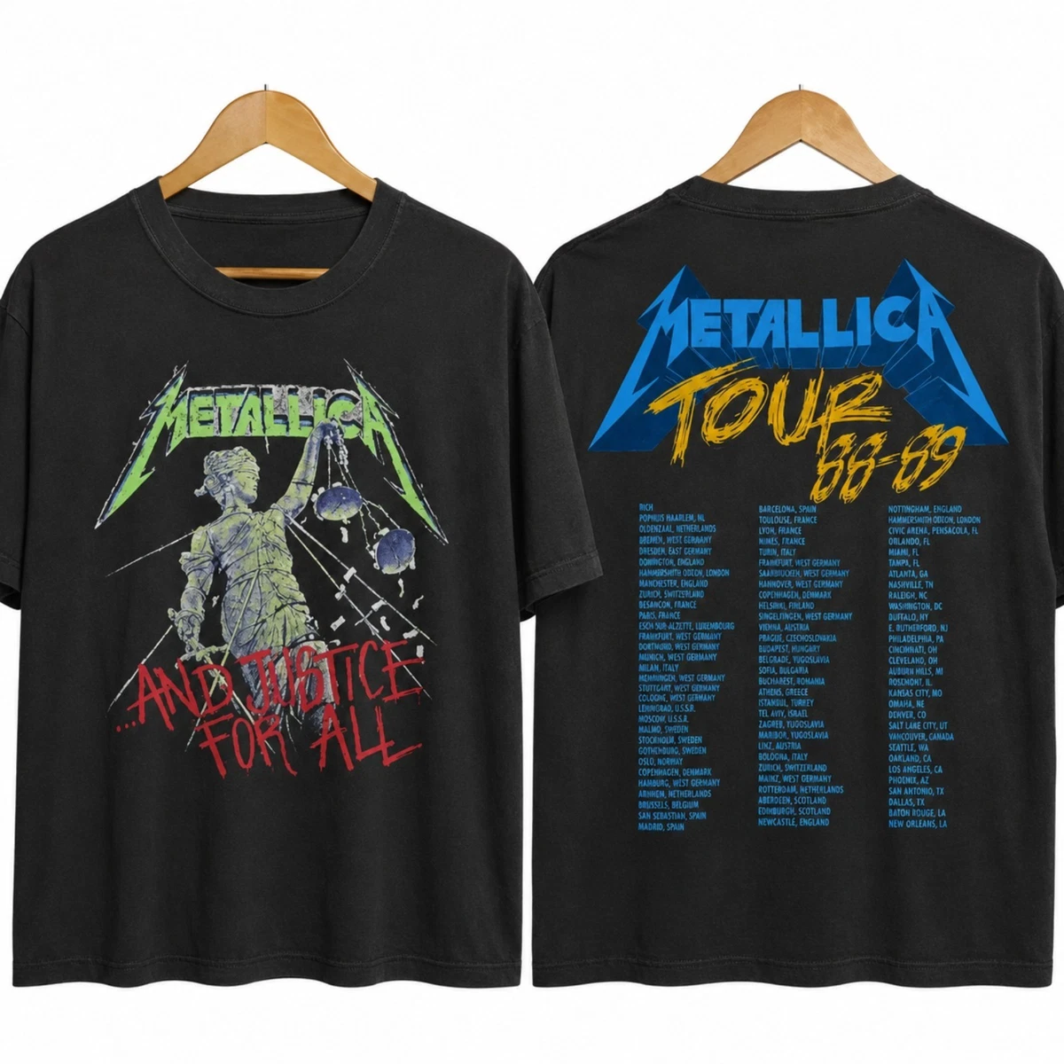 metallica 1988 shirt products for sale | eBay