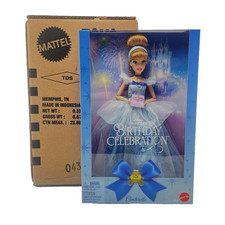 Mattel Disney Princess Cinderella Birthday Celebration Doll New In Box