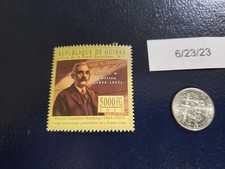 Andrew W. Mellon Secretary of the Treasury 2011 Republique De Guinee Stamp