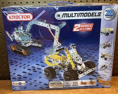 Erector Set NIB Factory Sealed   Meccano Multimodels 25 Model Set Toys R Us 2014