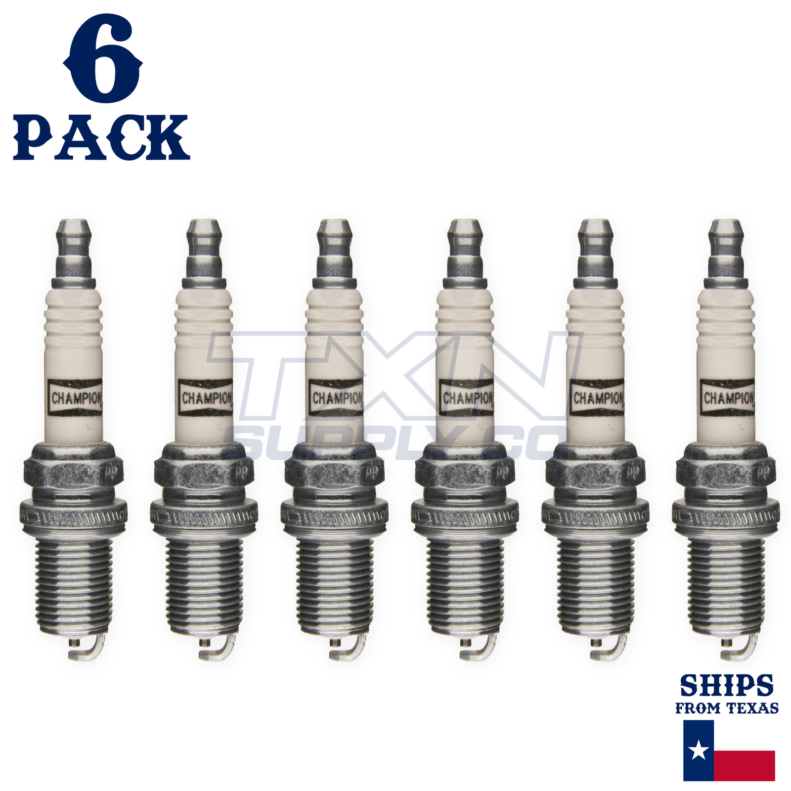 Champion 3071 Spark Plugs 6 Pack