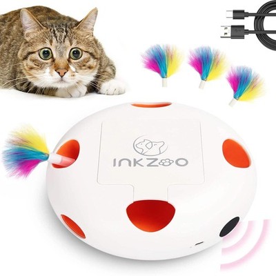 INKZOO Katzenspielzeug, interaktives Katzenspielzeug für Indoor-Katzen, intelligentes interaktives Kätzchen