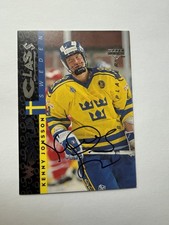 1996-97 Upper Deck Kenny Jonsson World Class Autograph Insert S180 NM Condition