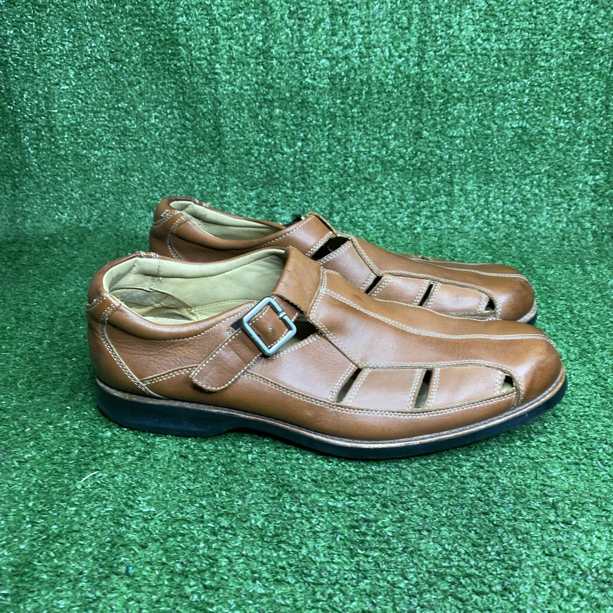 Johnston & Murphy Black Fisherman Sandals for Men for sale 