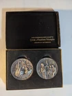 Longines Symphonette 'Great American Triumphs'~ Sterling Silver~Two Coins 68g