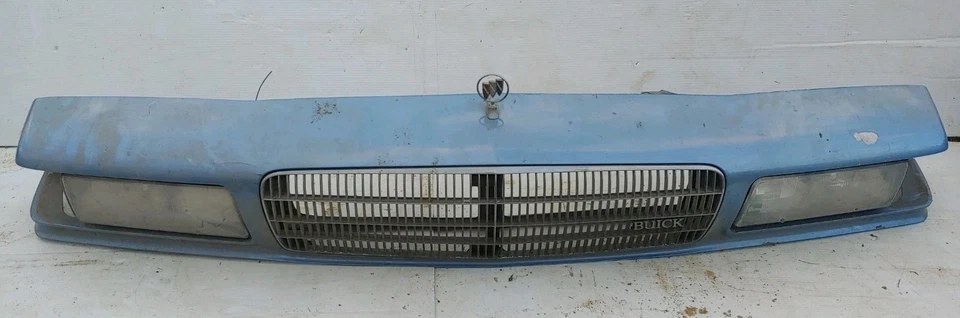 1989 90 Buick Century Complete Header Panel Assembly Oem Headlights Grille - Image 2 of 4