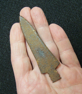 AUTHENTIC 1800'S METAL TRADE POINT FROM THE TERRY SCHULTZ COLLECTION PICTURED